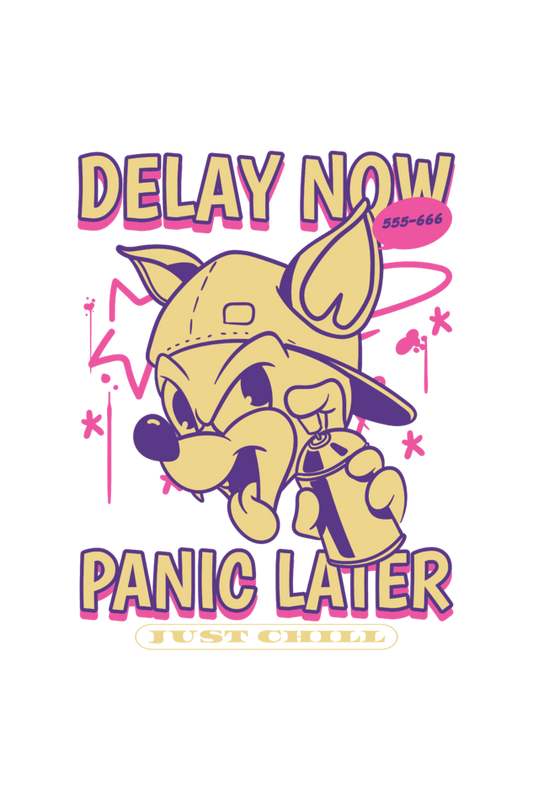 Chill Now panic later, kid's tee